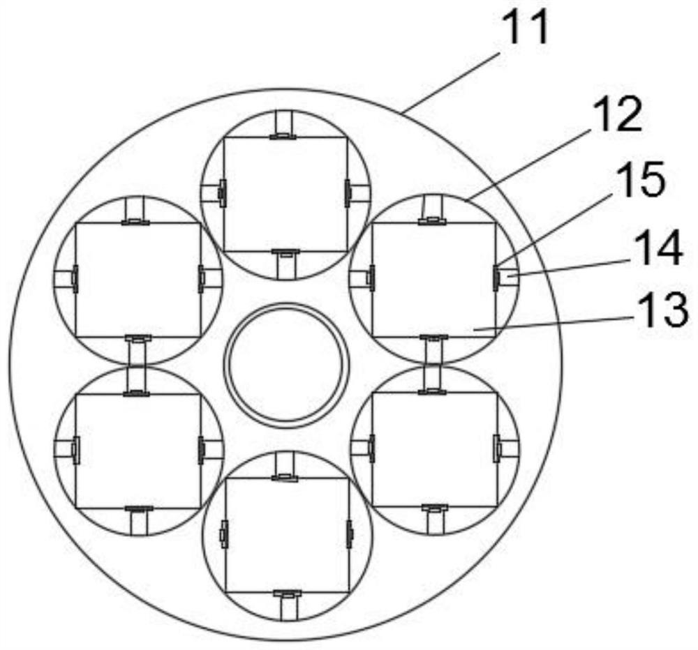 Efficient rotating disc type chip burning device