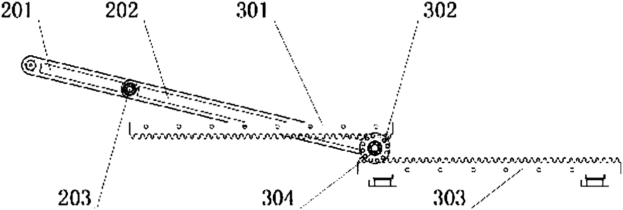 Large-format laser high-speed machining mechanism