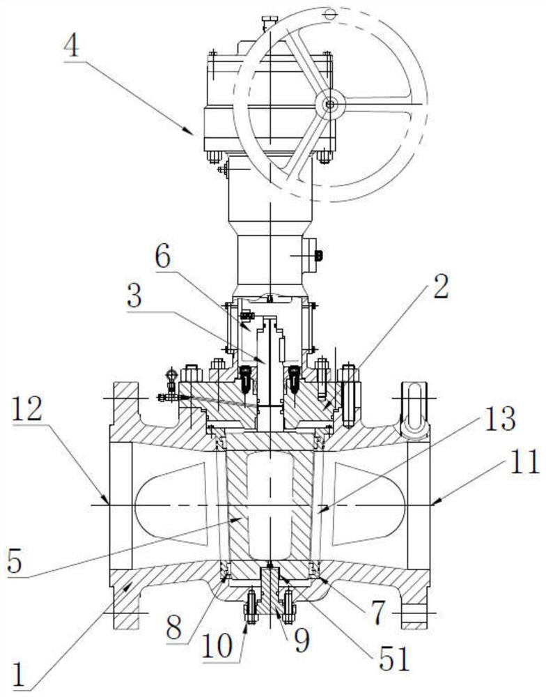 Low-operating-torque plug valve with replaceable valve sleeve seal and working method thereof