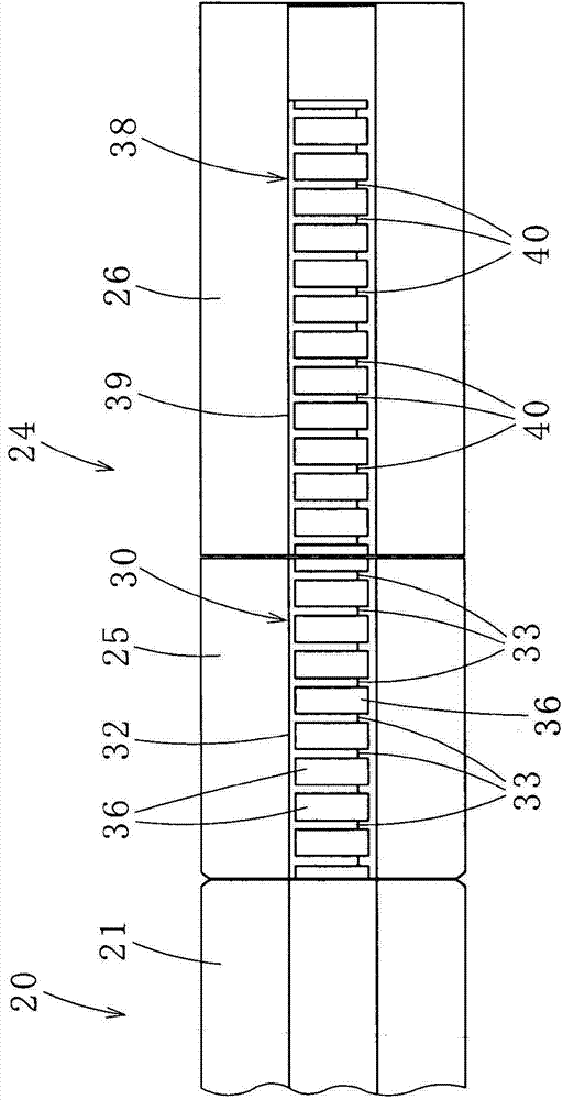 Method for manufacturing band-shaped stator core sheets and die apparatus used therefor