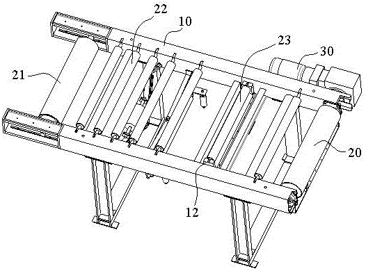 Dynamic weighing system for use in industrial de-dusting filter cloth weaving technology