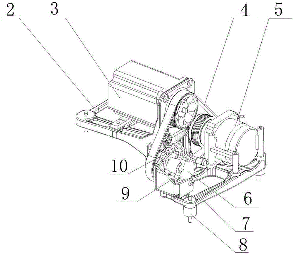 Auxiliary diving integrated module for electric vehicle