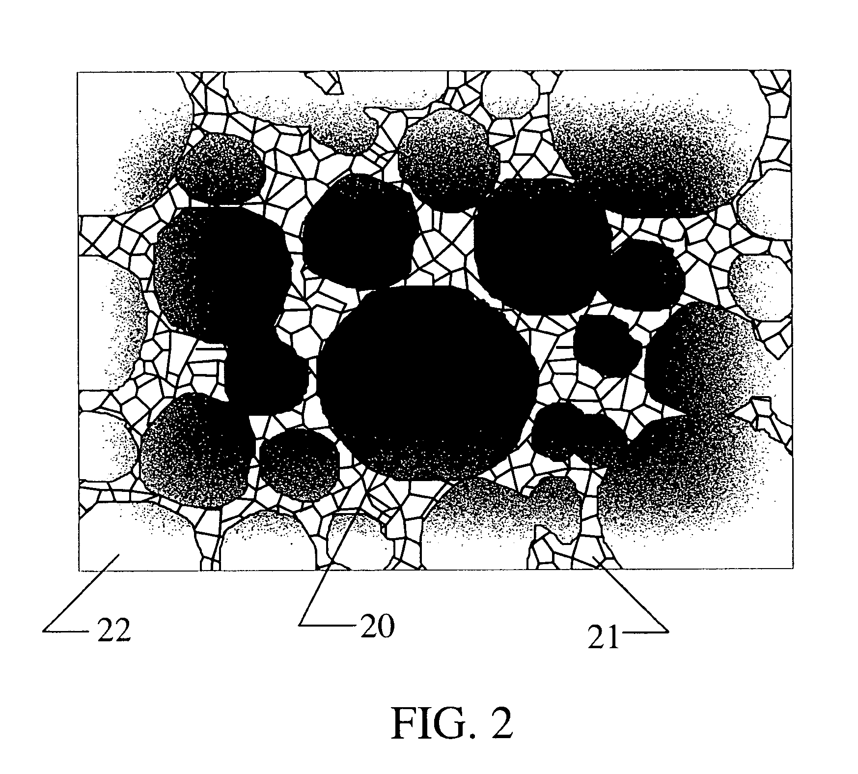 Porous metal articles having a predetermined pore character