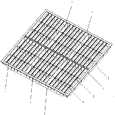 Overlap joint type structured airflow guide floor board