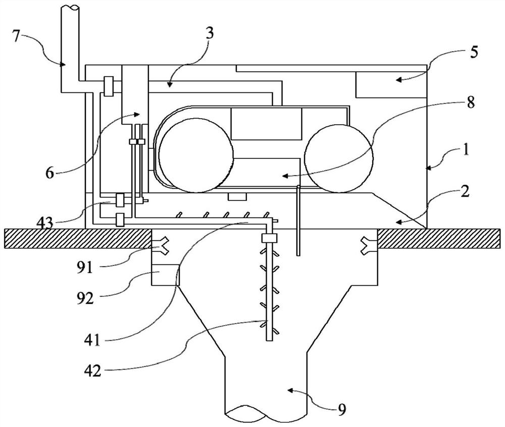 Cleaning station and cleaning system with same