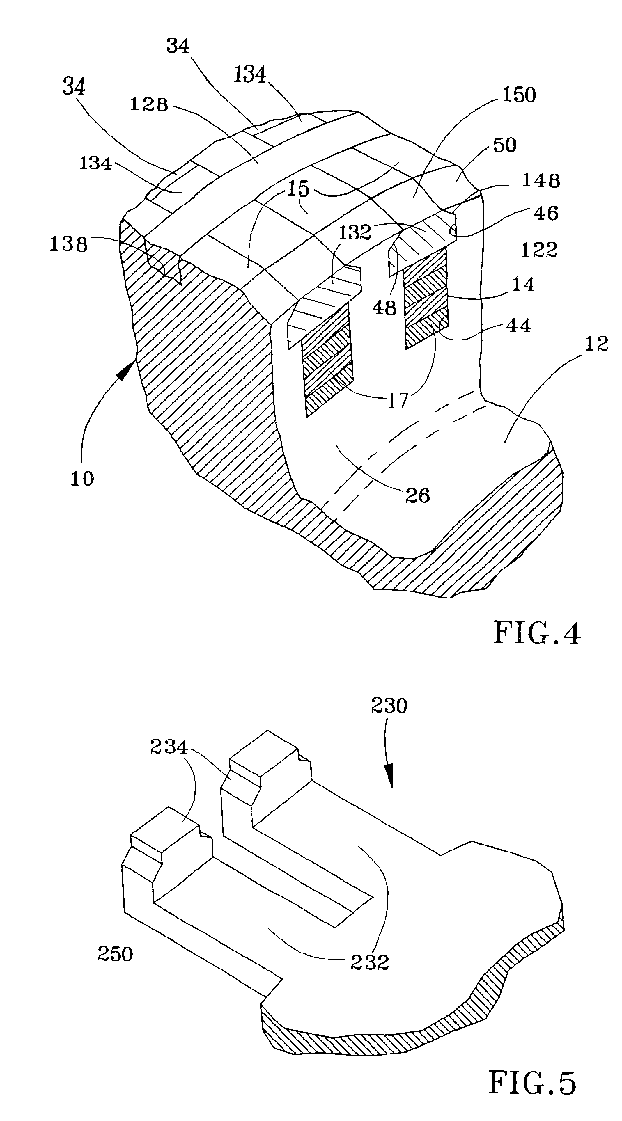 Retaining system for a rotor of a dynamoelectric machine