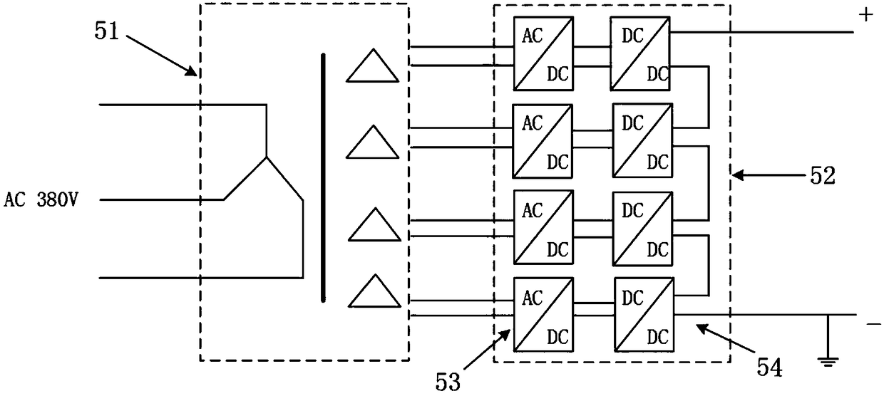 System and method for testing withstand voltage between DC voltage support capacitor terminals