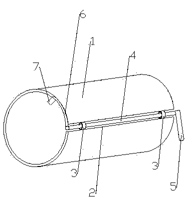 Crucible pulling knife device