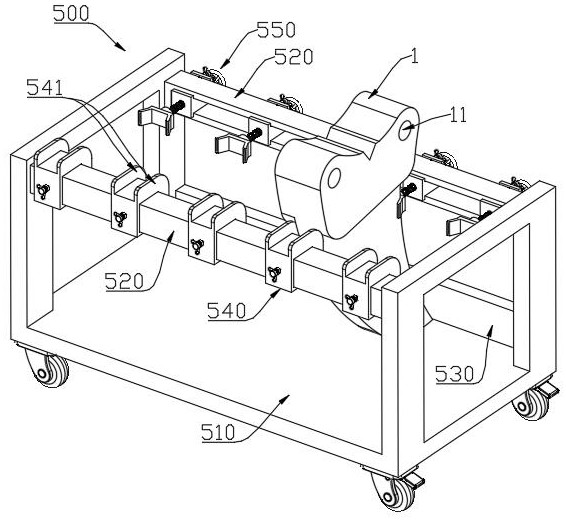 A conveying shot peening device for scarifier