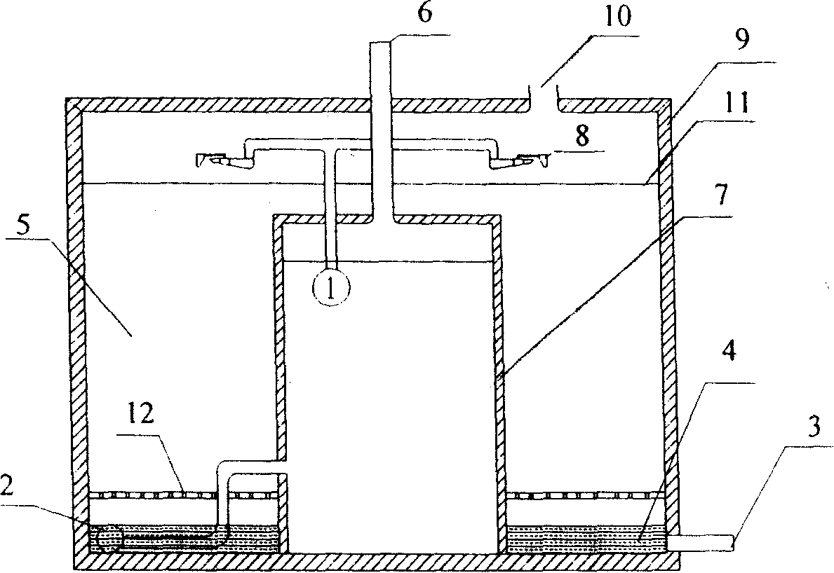 Method and device for producing firedamp