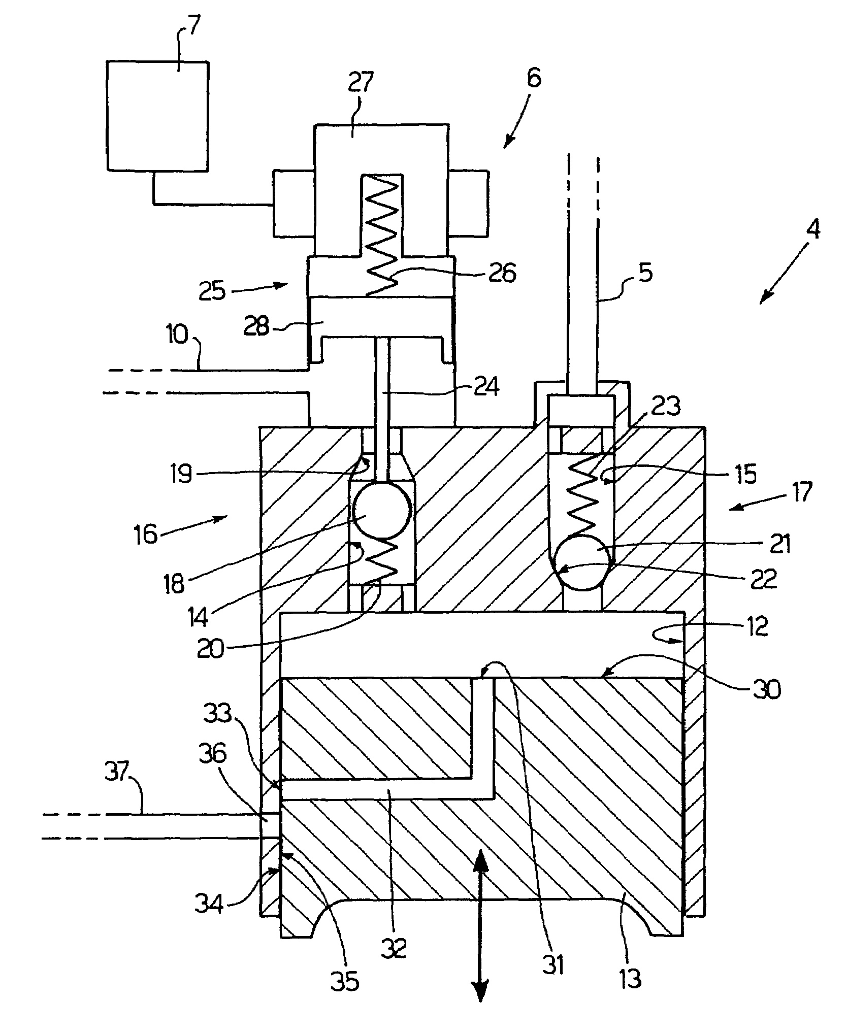 Method and system for the direct injection of fuel into an internal combustion engine