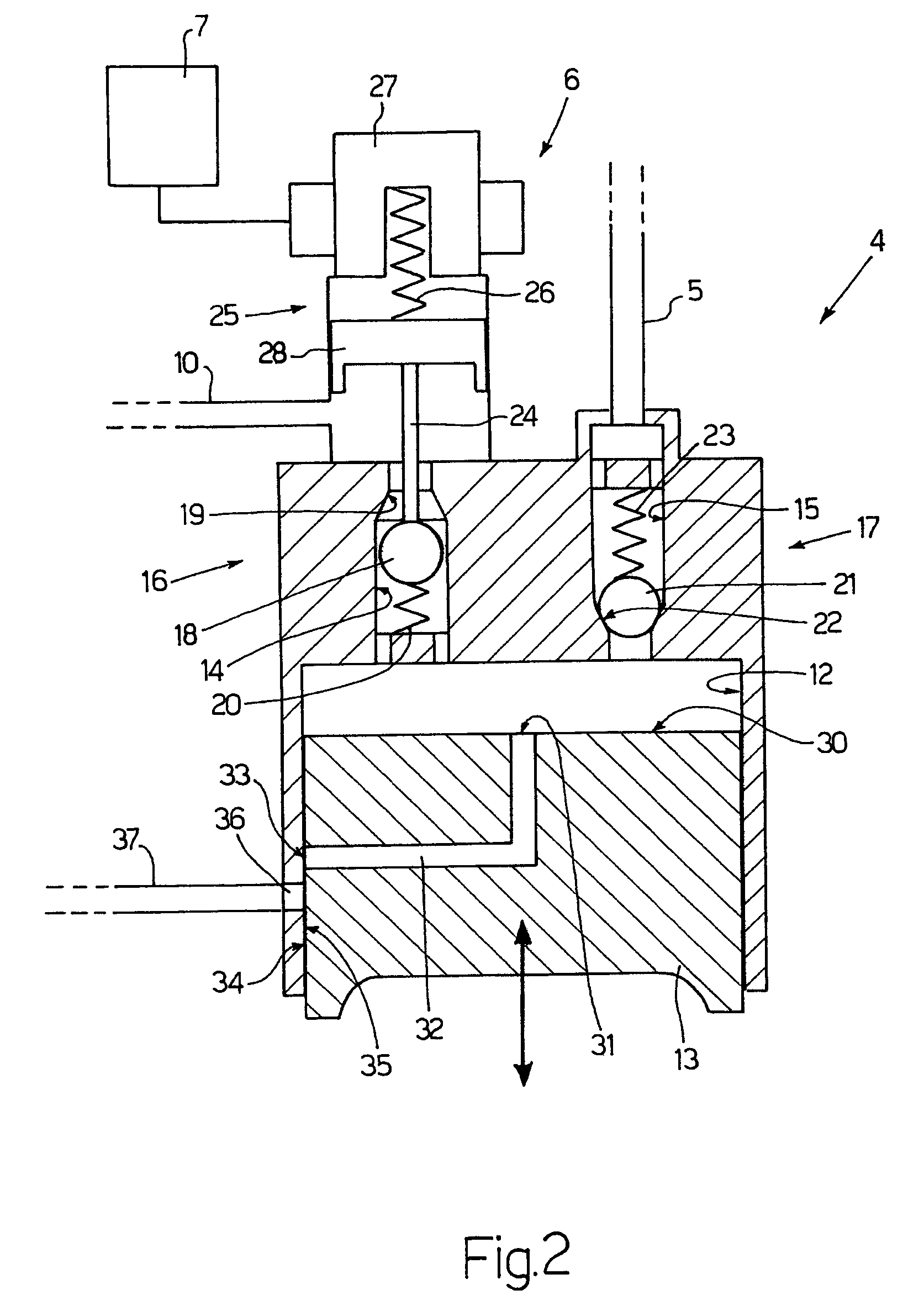 Method and system for the direct injection of fuel into an internal combustion engine