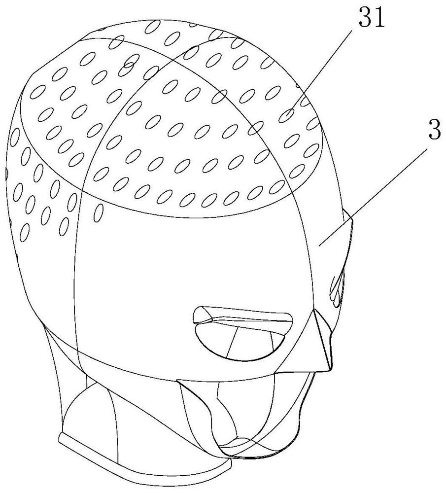 Automatic hairdressing device based on visual identification