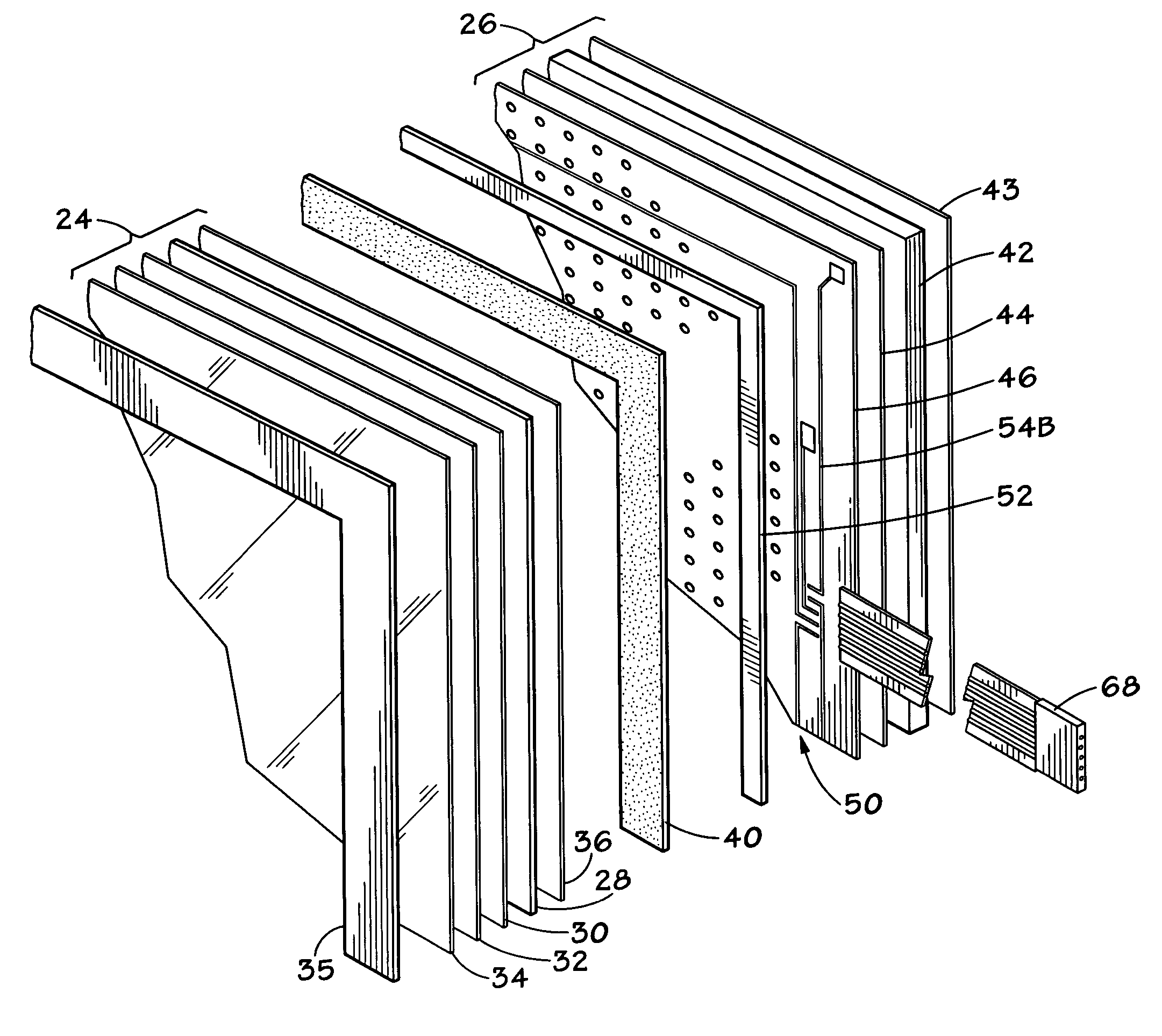 Resistive touch panel using removable, tensioned top layer