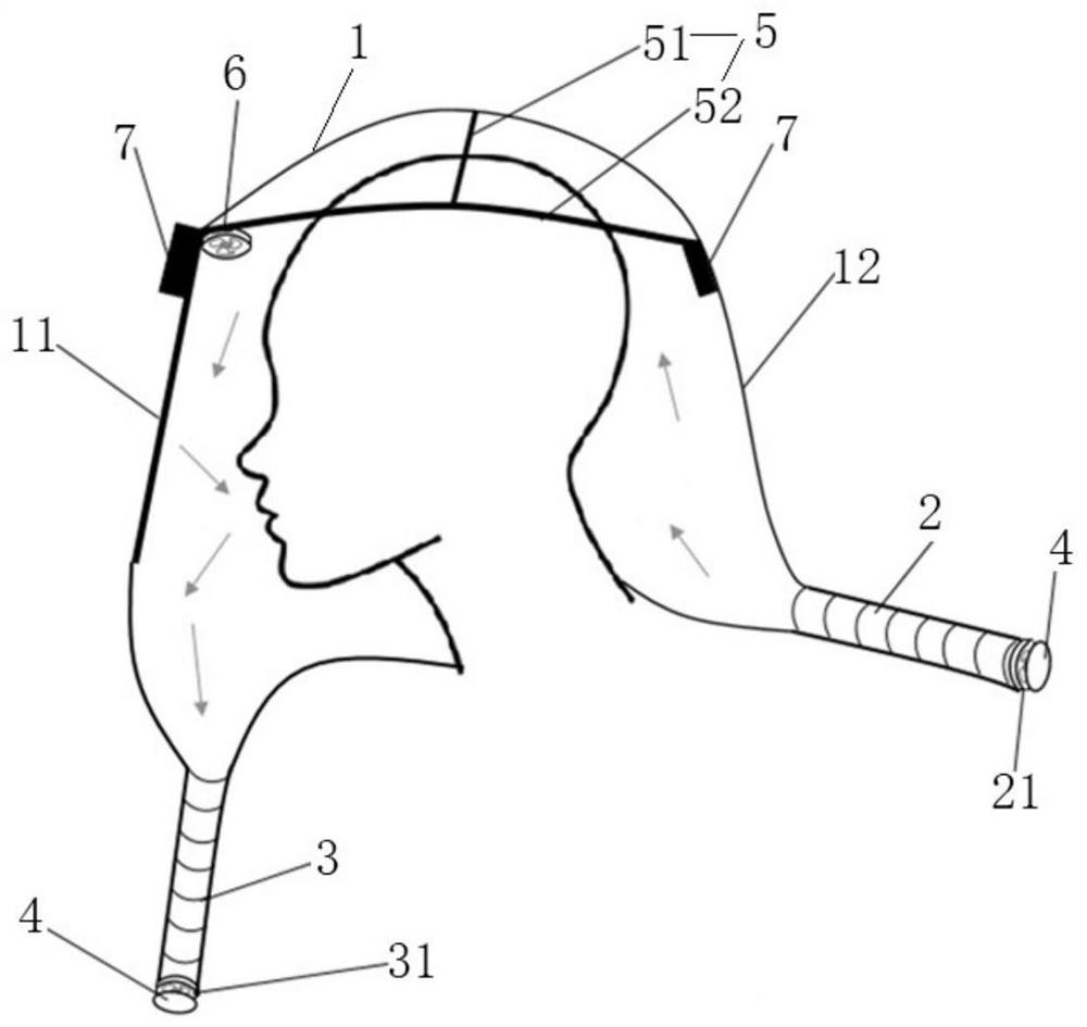 Anti-fog breathing mask for preventing breathing diseases and using method thereof