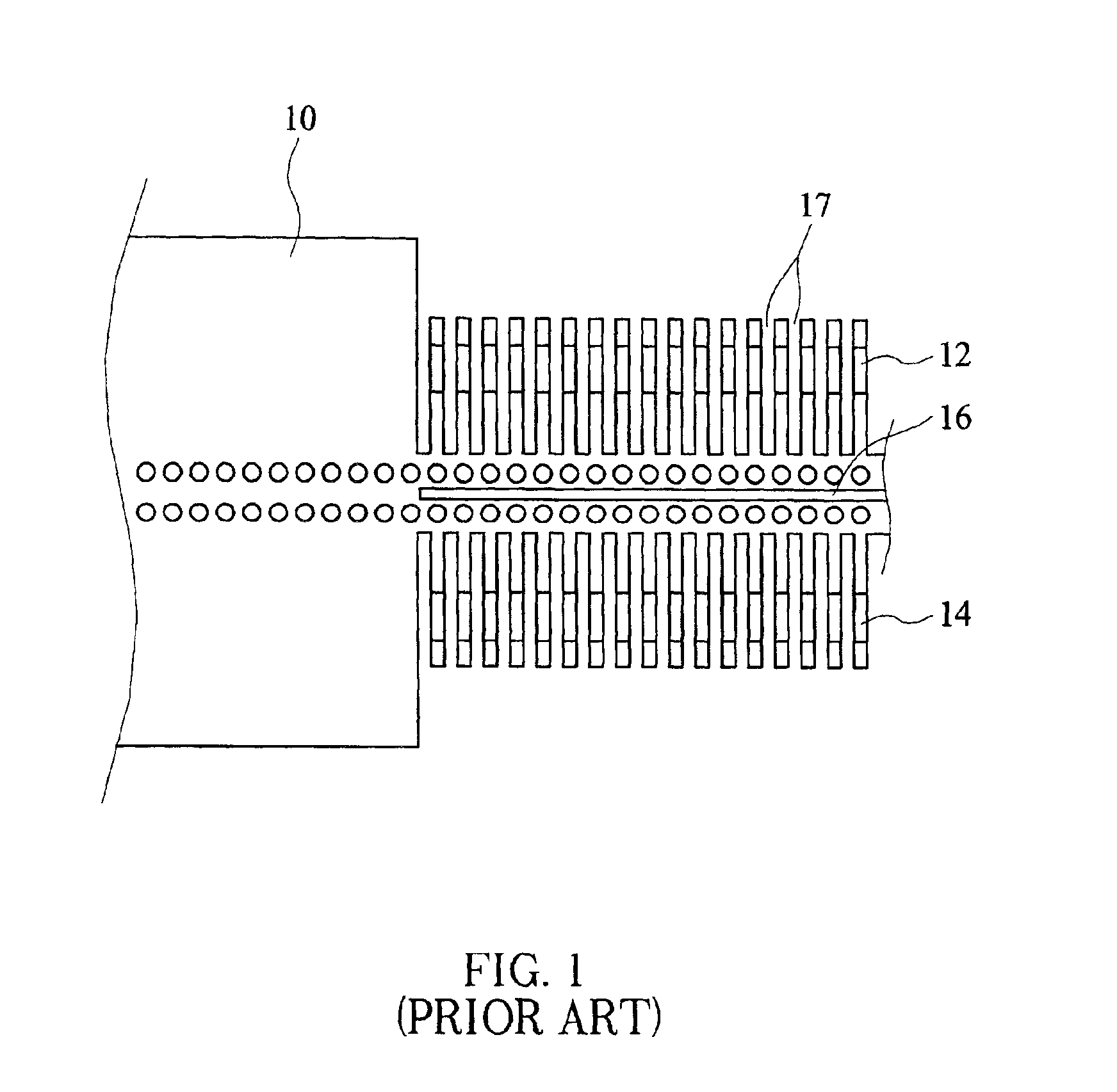 Shifting device for manufacturing continuous terminals