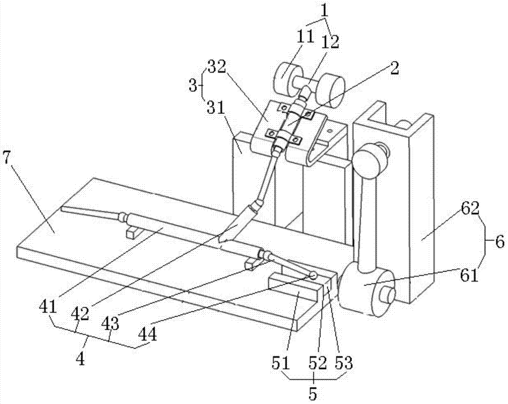 Vehicle steering system impact test device and vehicle steering system impact test method