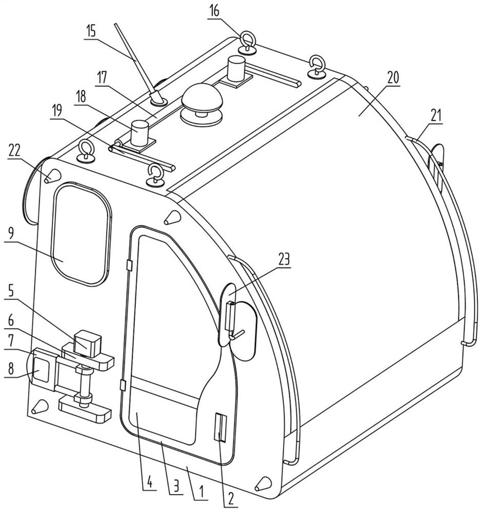 Intelligent engineering vehicle cab