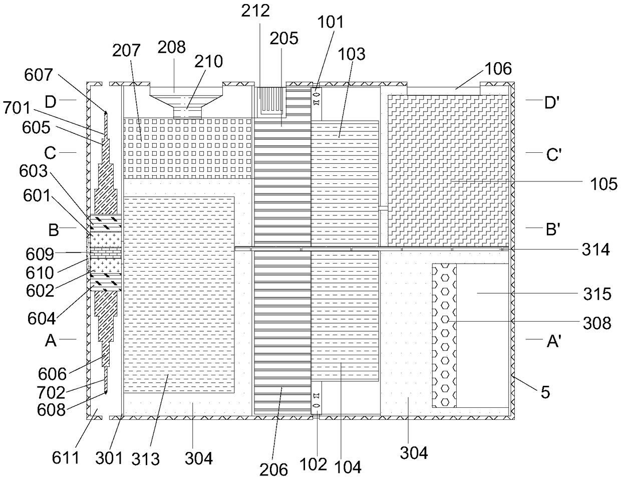 Deep chamber roof deformation monitoring method integrated with detection, ranging and imaging
