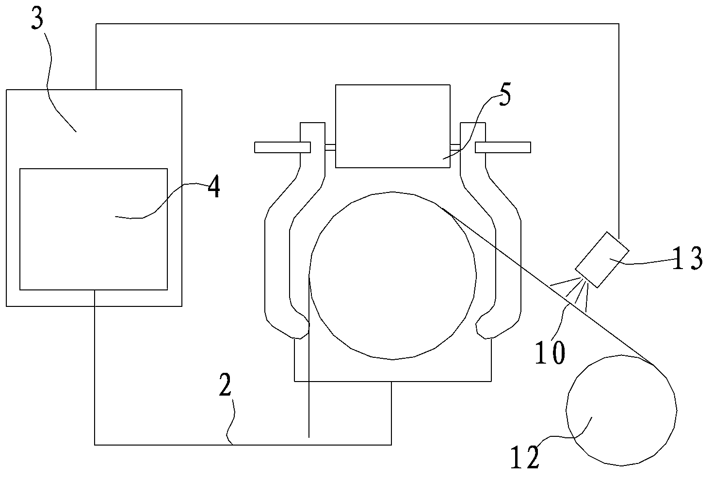 Device and method for detecting broken strands of hoisting steel wire rope