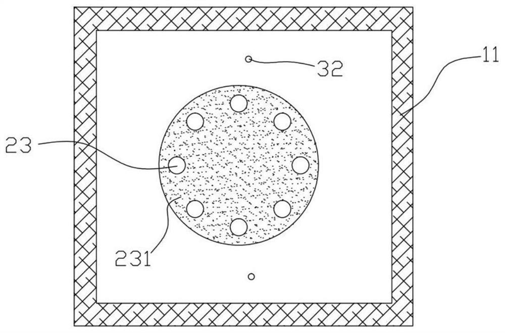 Environment-friendly air purification and impurity removal device