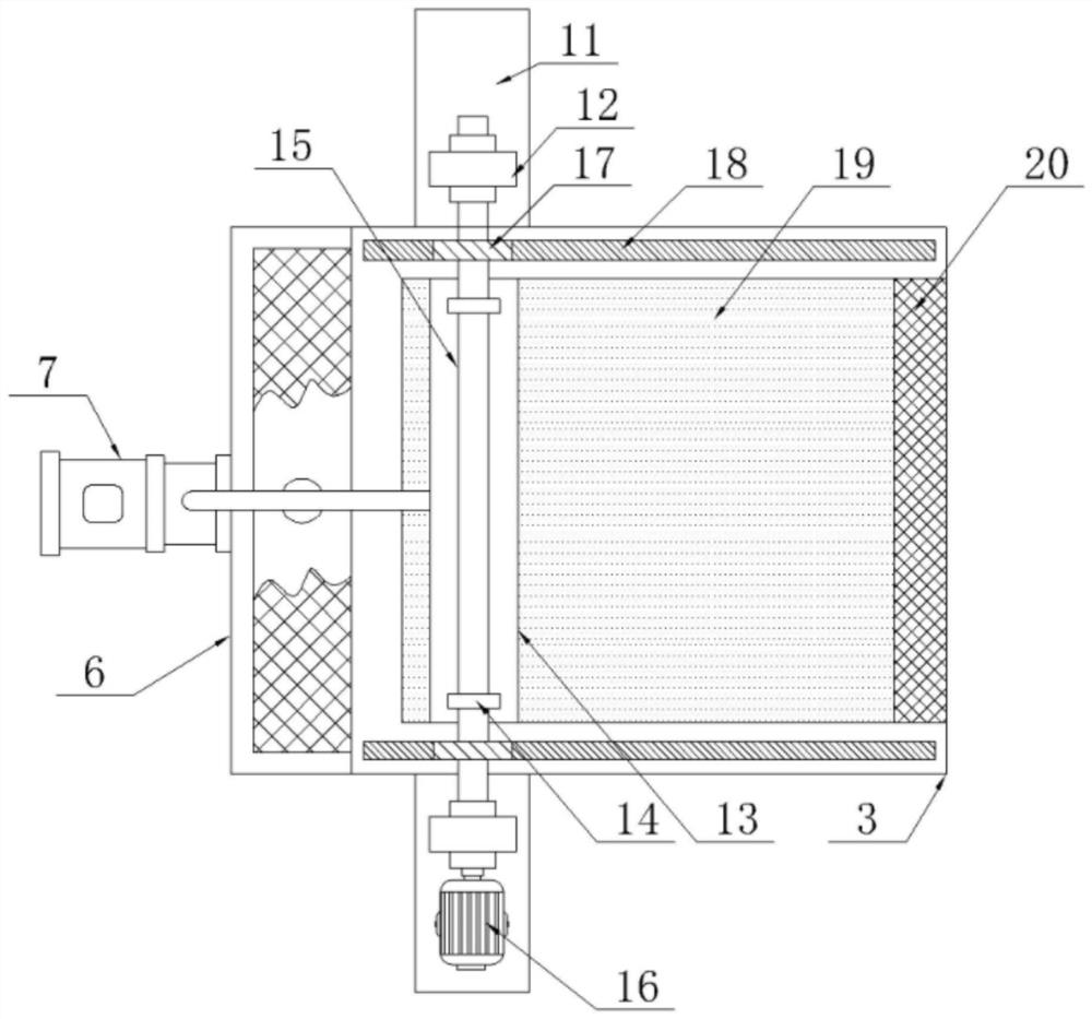 Cleaning mechanism for photovoltaic panel cleaning device with rainwater collection function