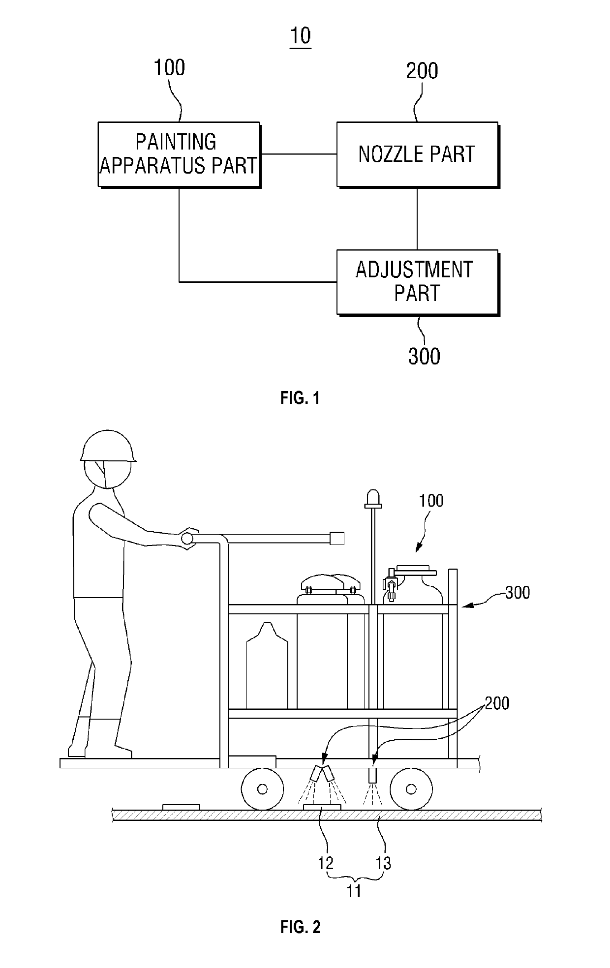 Constructing apparatus and method of guide line for road