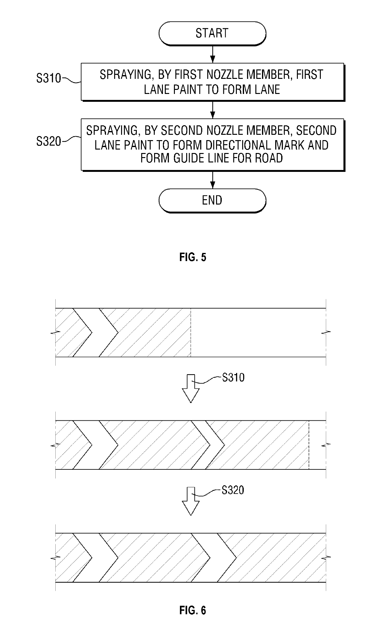 Constructing apparatus and method of guide line for road