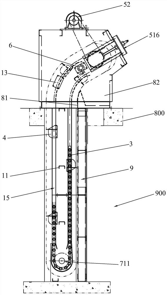 Chain cleaning machine