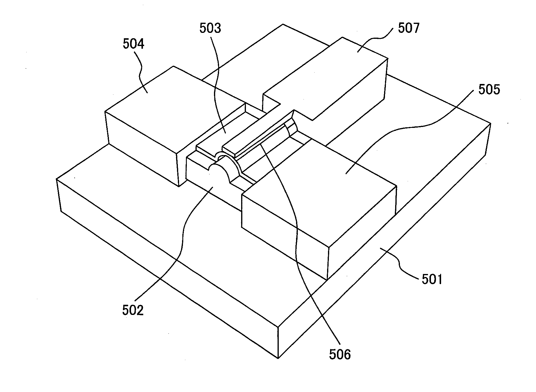 Electronic device, light-receiving and light-emitting device, electronic integrated circuit and optical integrated circuit using the devices
