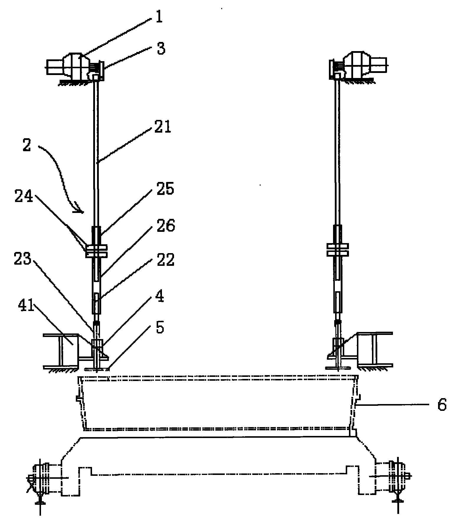 Rim material compression device of sintering machine trolley