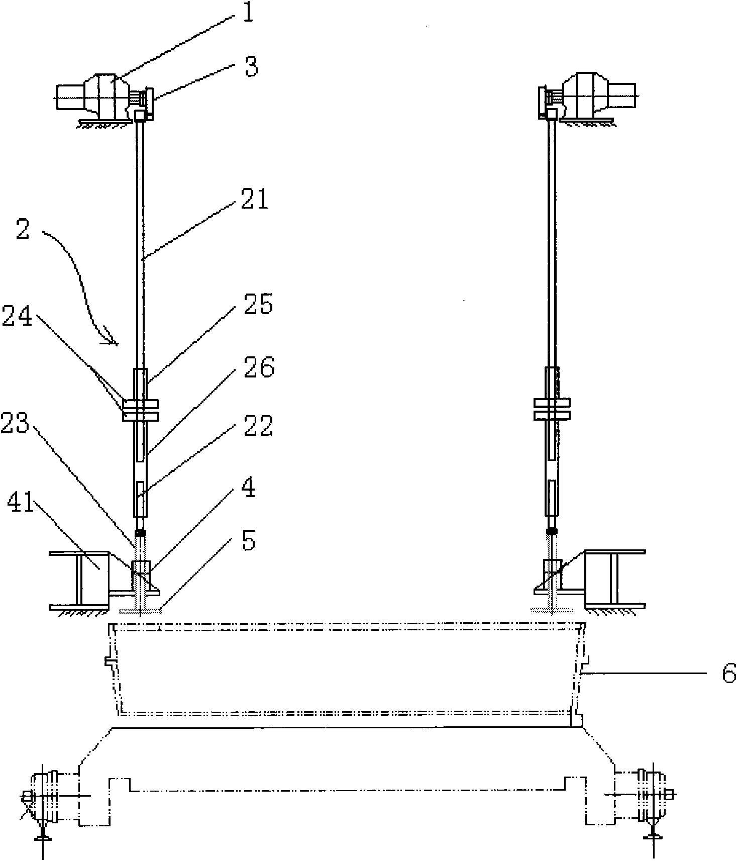 Rim material compression device of sintering machine trolley