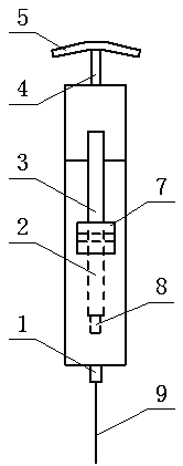 Anti-falling protective device for pole tower ascending with self-locking function