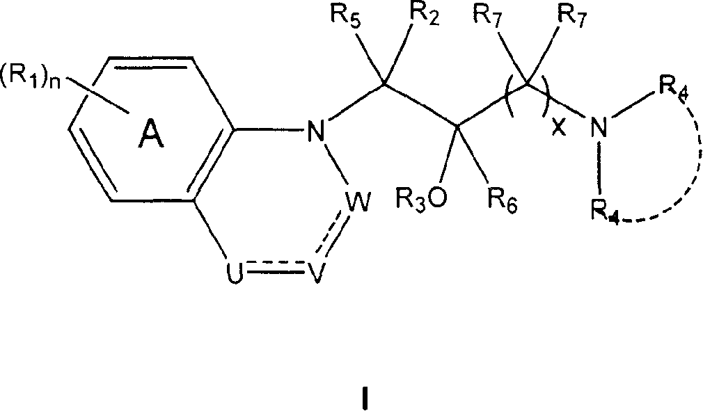 Heterocyclic phenylaminopropanol derivatives as modulators of the monoamine reuptake for the treatment of vasomotor symptoms (VMS)