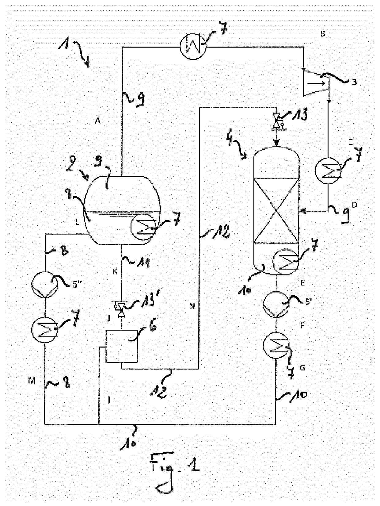 Closed-cycle absorption system and method for cooling and generating power