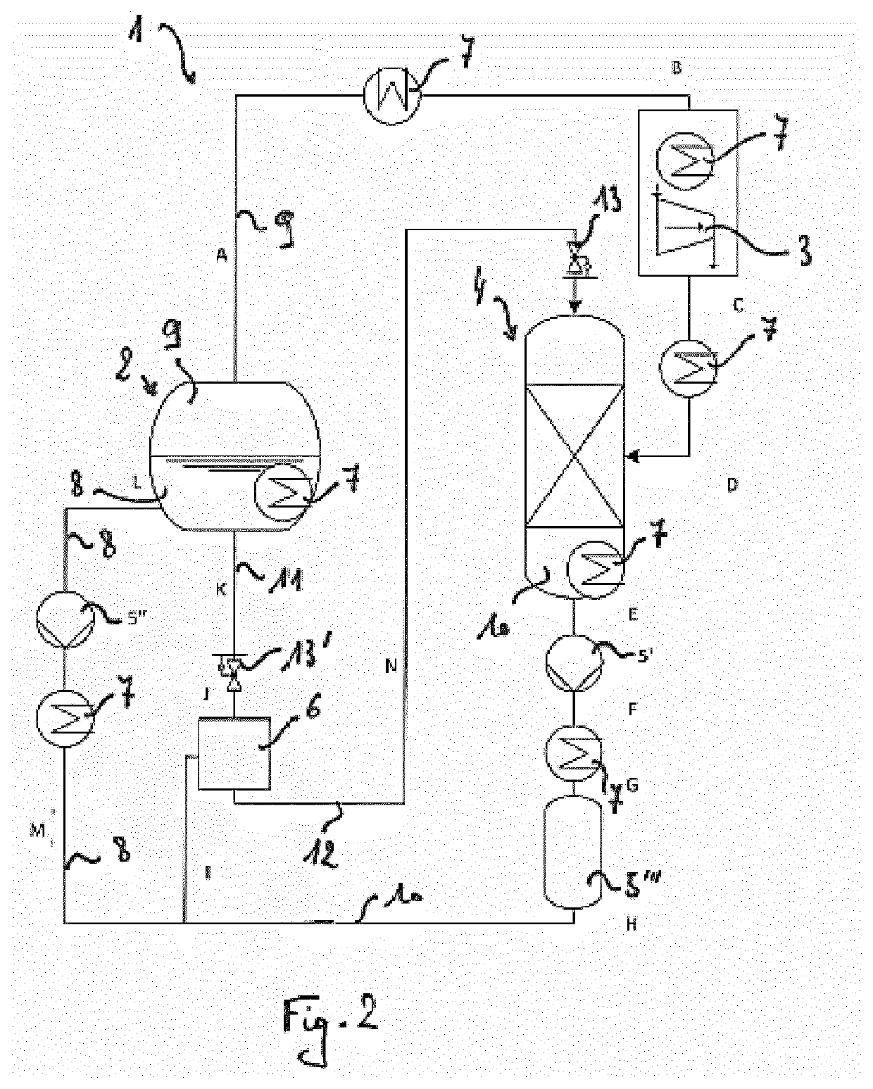 Closed-cycle absorption system and method for cooling and generating power
