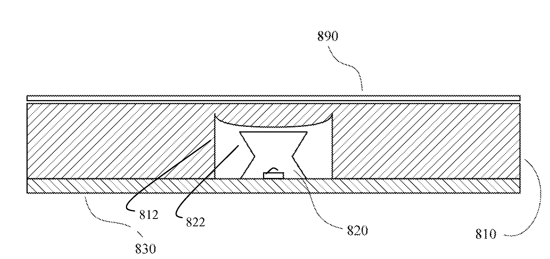 Lighting system for creating an illuminated surface