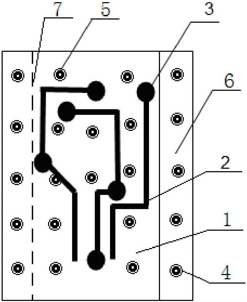 Transparent glass-based double-layer circuit board