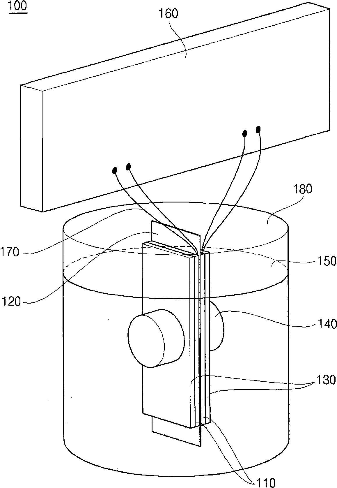 Method and device for measuring non-aqueous electrolyte battery moisture