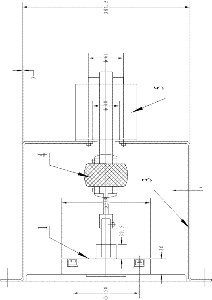 Mounting method of encoder of split synchronous high-voltage motor