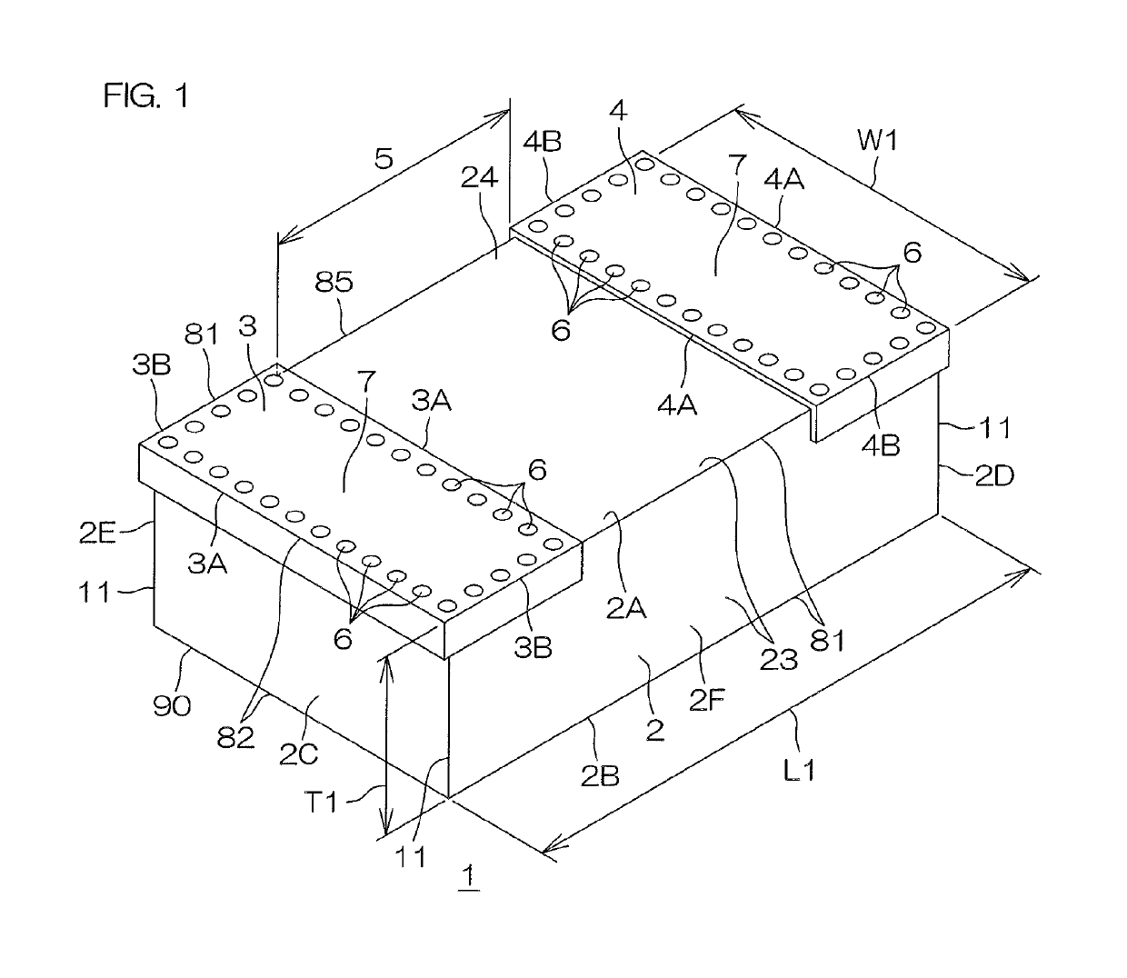 Chip parts and method for manufacturing the same, circuit assembly having the chip parts and electronic device