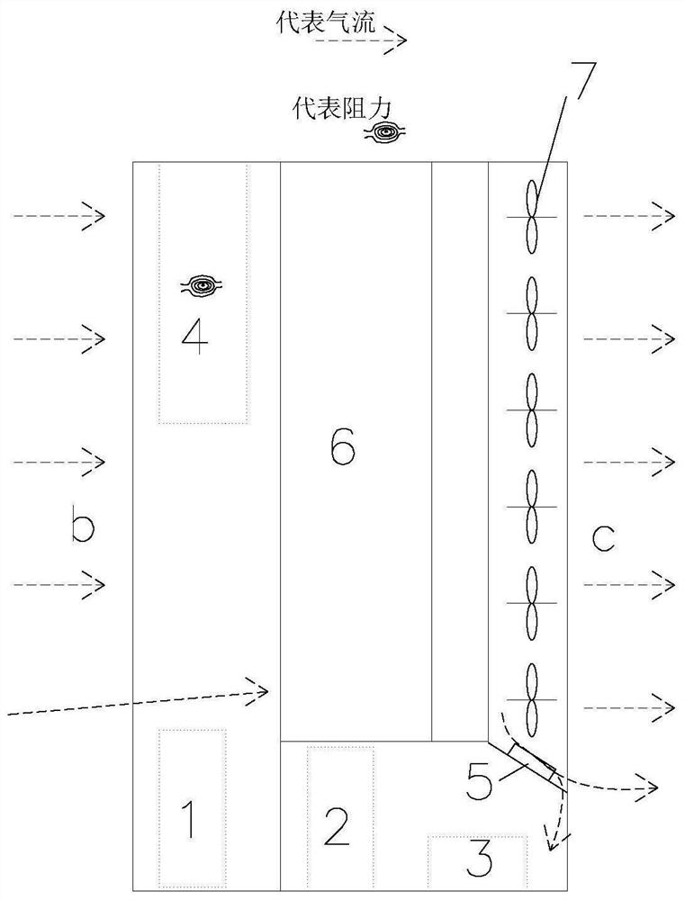 Improvement of air channel type in-row air conditioner and inverter cooling method