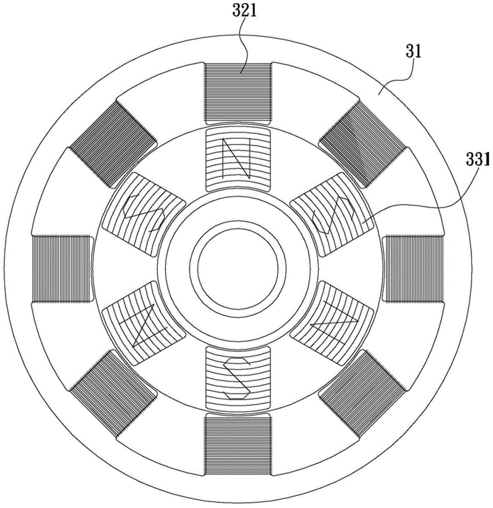 Clutch generating device applied to wheel axle