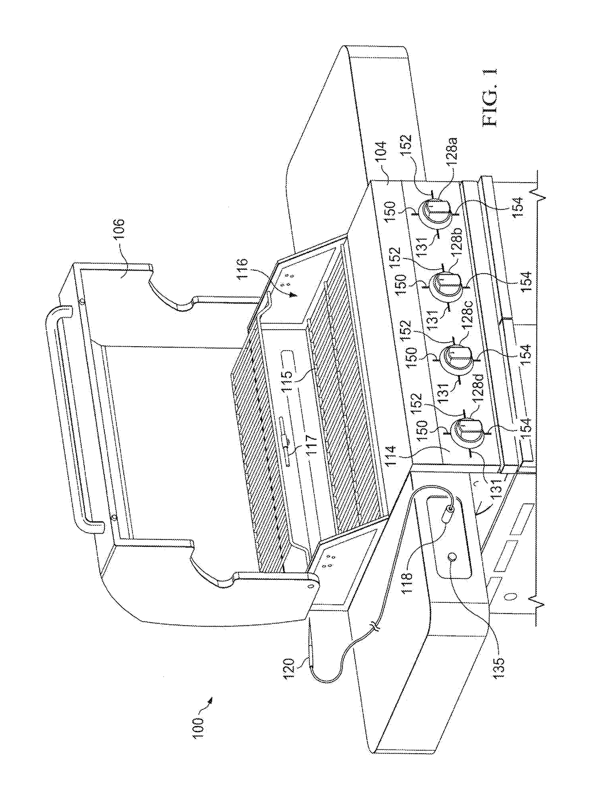 Automated gas cooking system