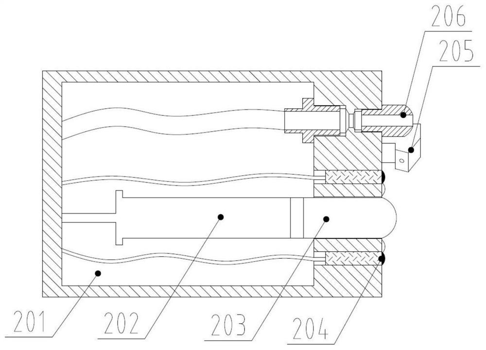 Shield tunneling machine and cutterhead tunnel face detection device