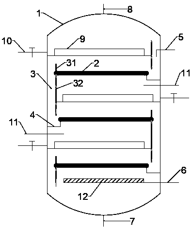 Tower biological filter with fast surface renewal