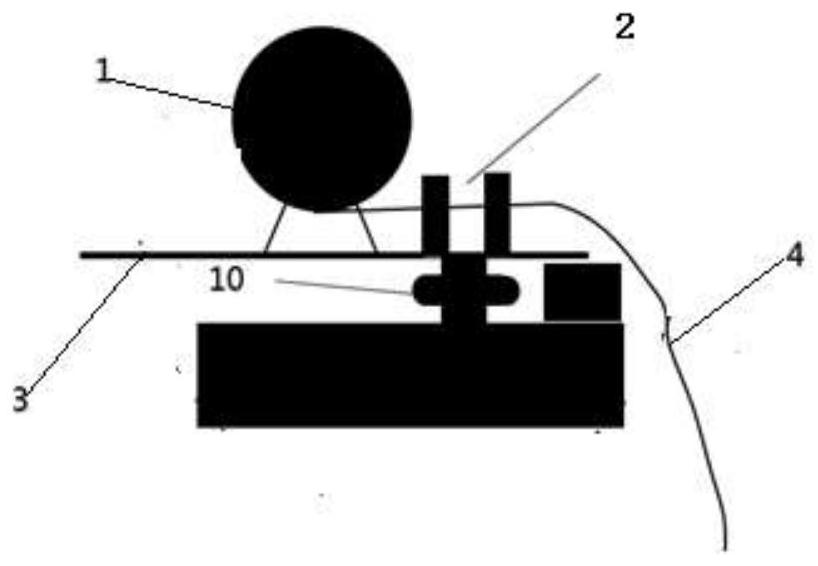 Steel wire rope erecting method for surveying underground pipe culverts