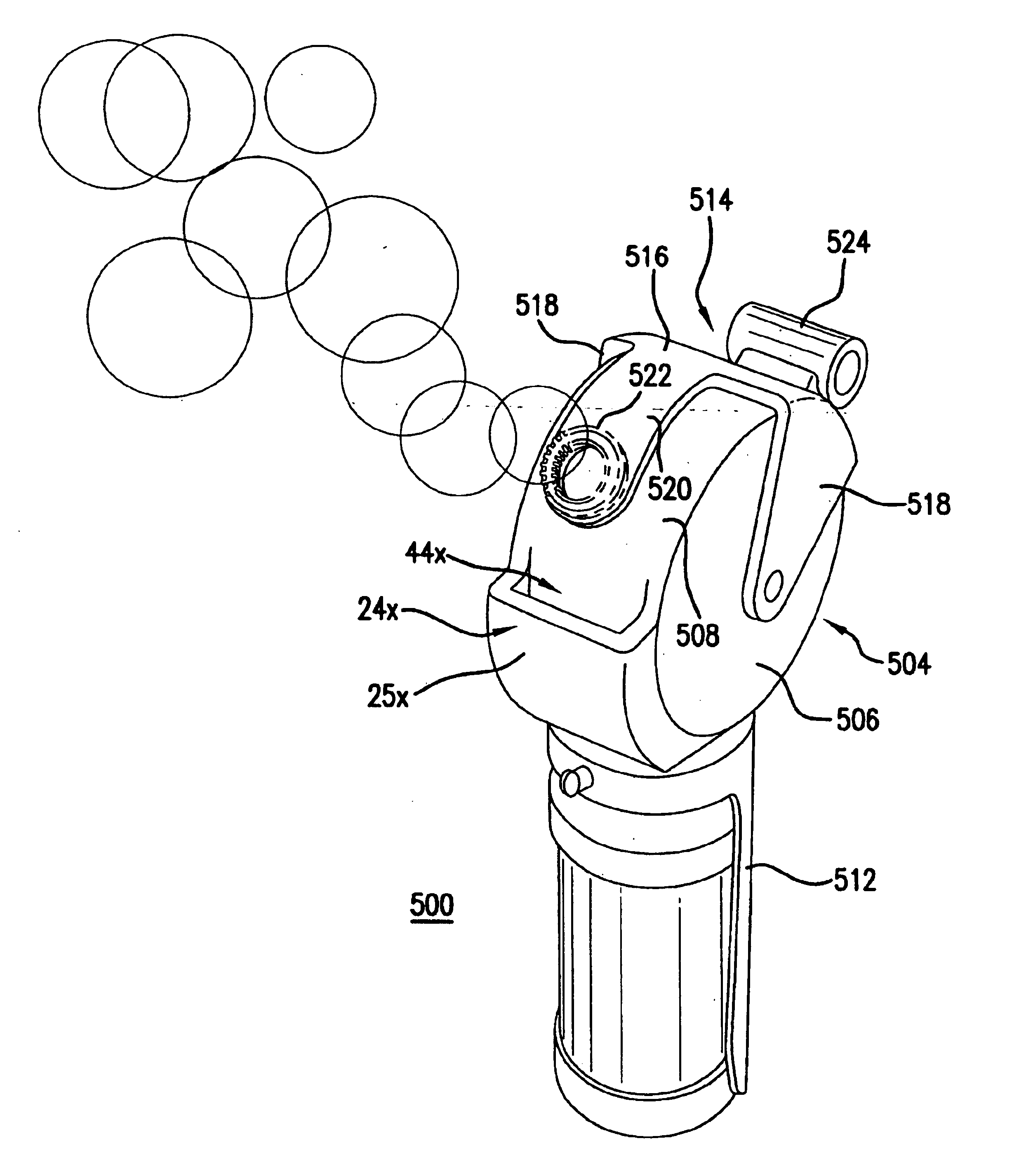Apparatus and method for delivering bubble solution to a dipping container
