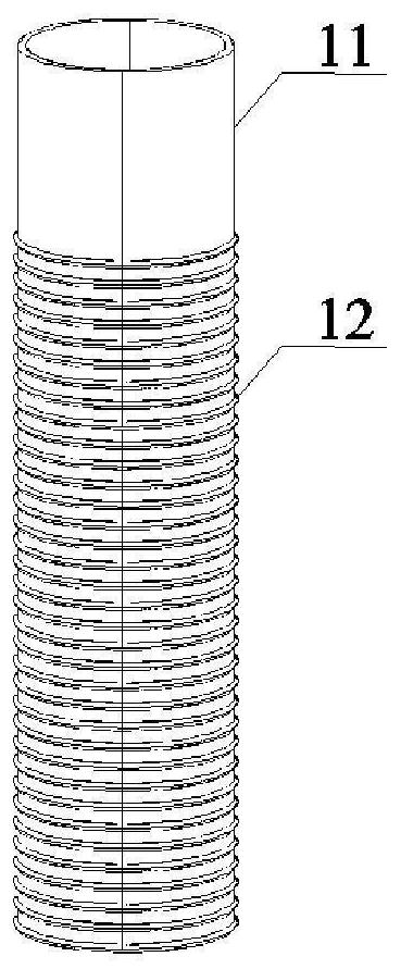 Low-position grouting and filling method for gangue slurry on coal face