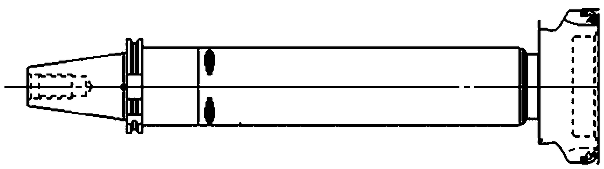 A processing method for fuselage hafur surface